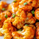 Air Fryer Buffalo Cauliflower with No Breading