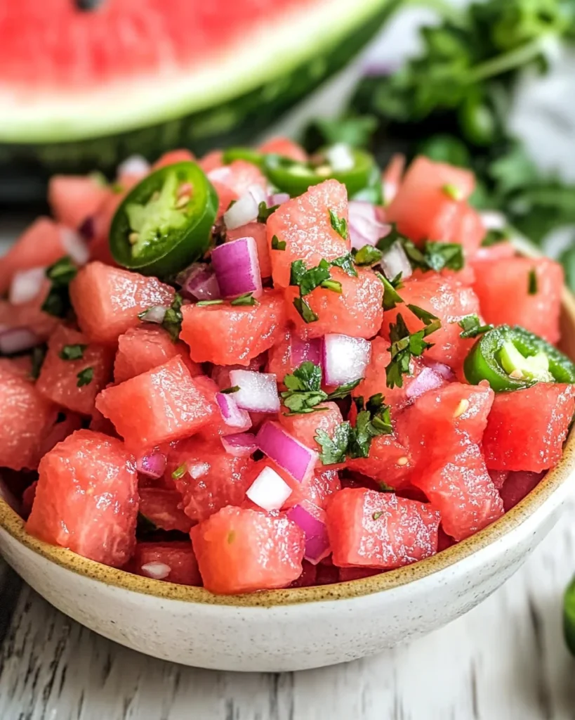 Chilled Watermelon Salsa