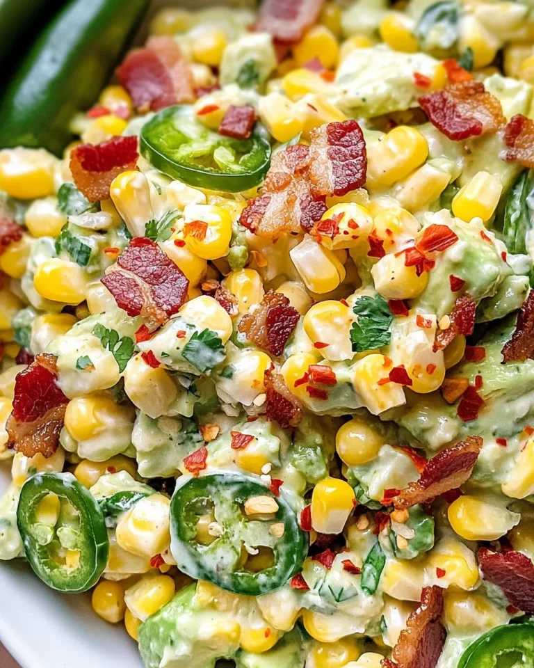 Creamy Avocado Corn Salad