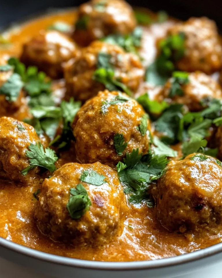 Creamy Coconut Curry Meatballs