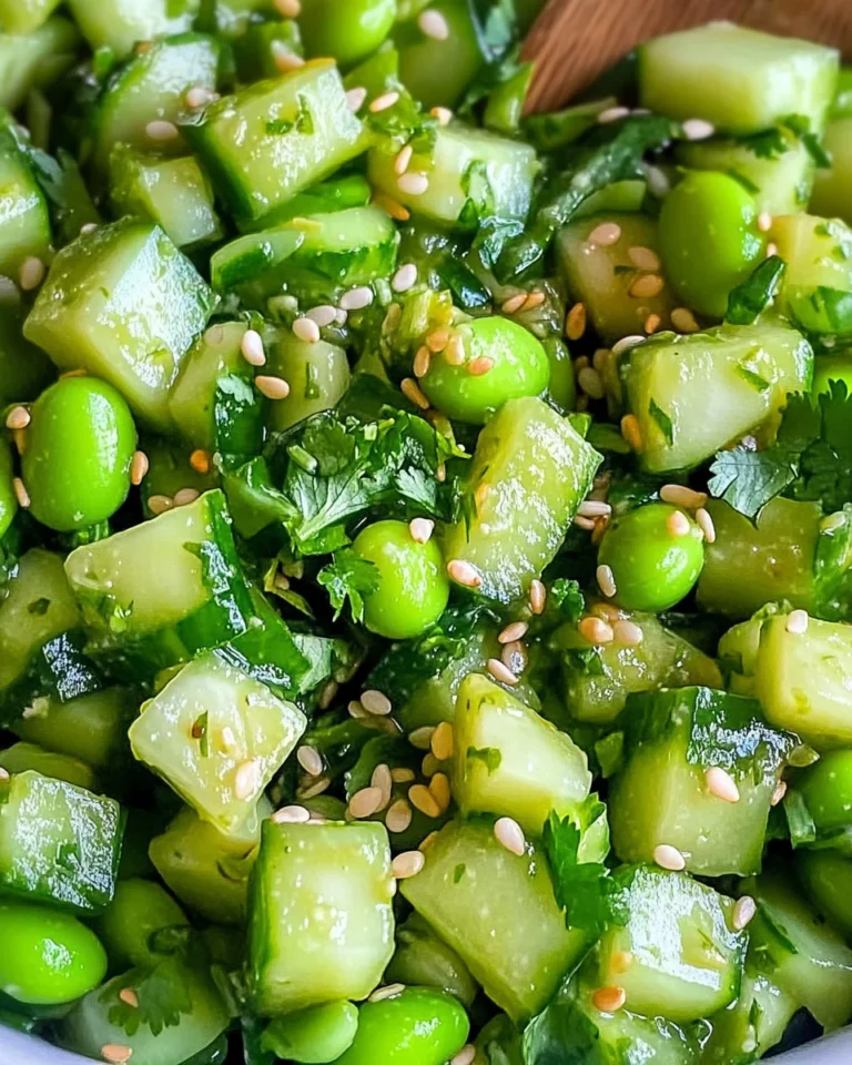 Cucumber Edamame Salad
