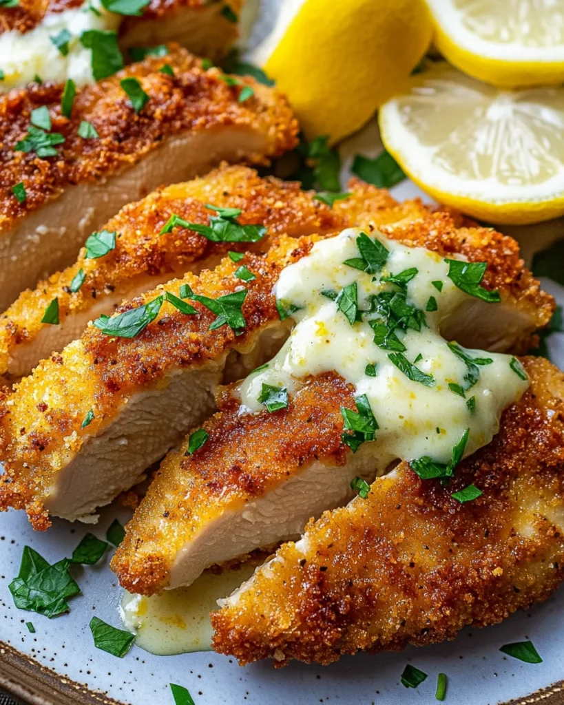 Easy Zesty Lemon Pecorino Crispy Chicken: An Amazing Ultimate Recipe