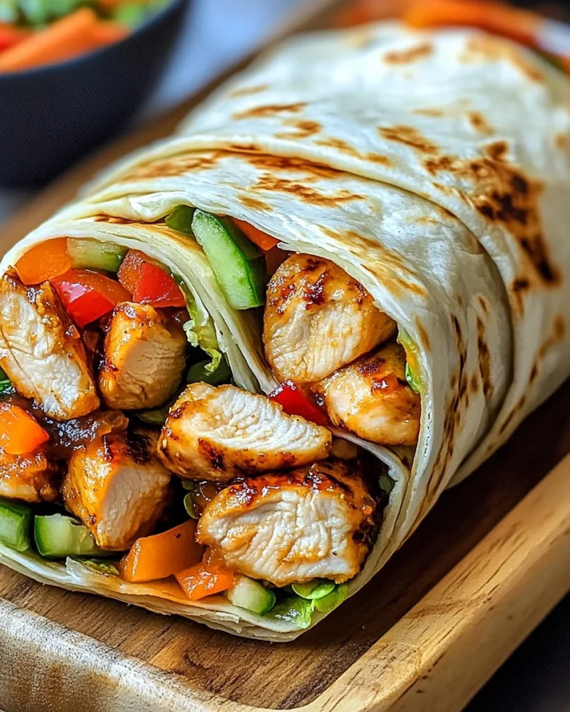 Firecracker Chicken Wraps