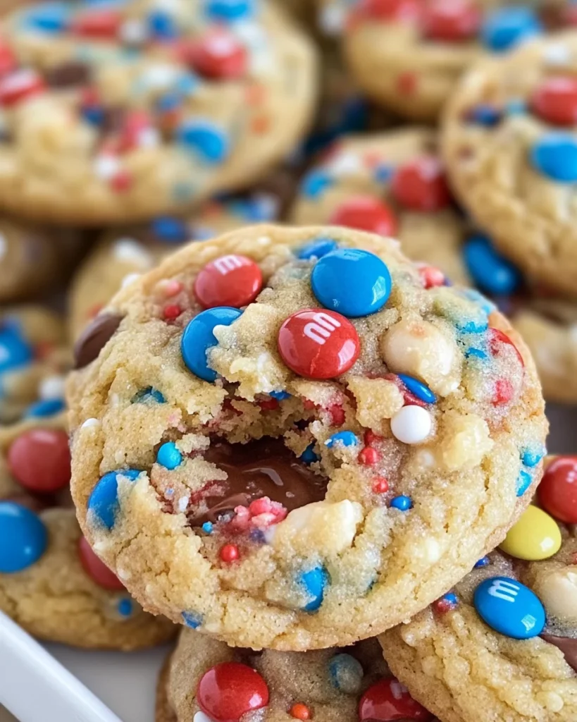 Fireworks Pudding Cookies