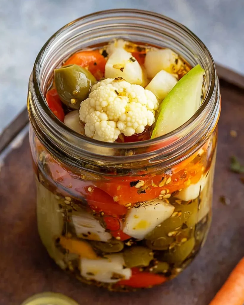 Giardiniera {Pickled Vegetables)