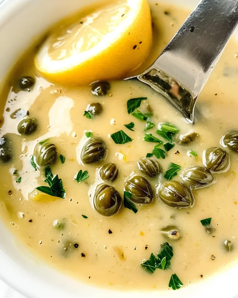 Gordon Ramsay’s Lemon Butter Caper Sauce – A Tangy, Buttery Delight