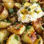 Greek Roasted Potatoes with Whipped Feta