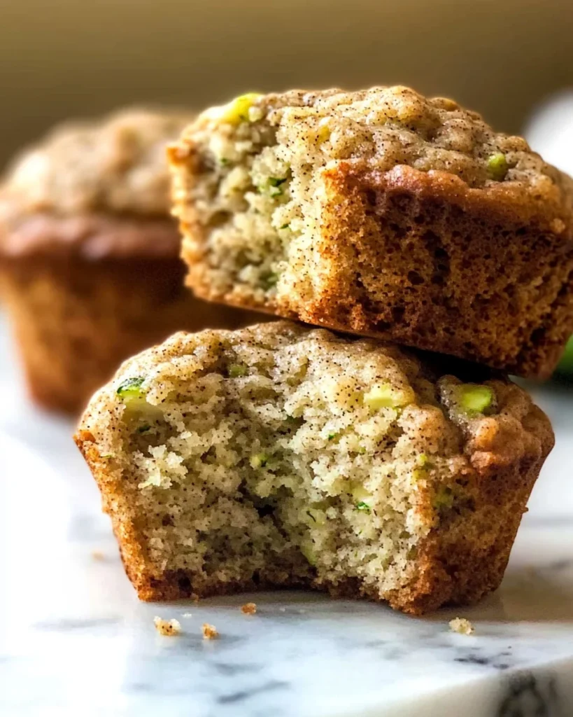 Healthy Banana Zucchini Muffins