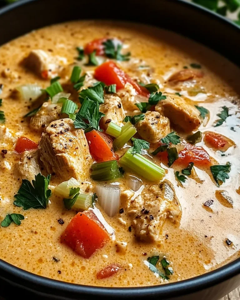 Hearty Creamy Cajun Chicken Soup: Flavorful & Satisfying
