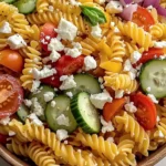 High Protein Greek Pasta Salad