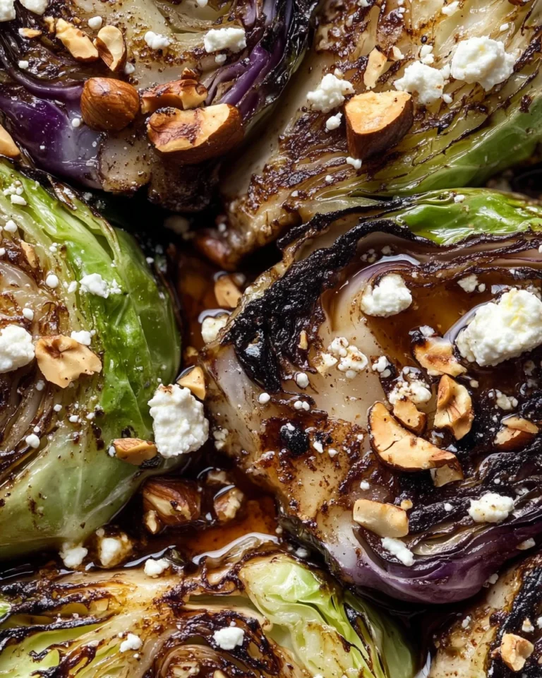 Honey Balsamic Cabbage Steaks