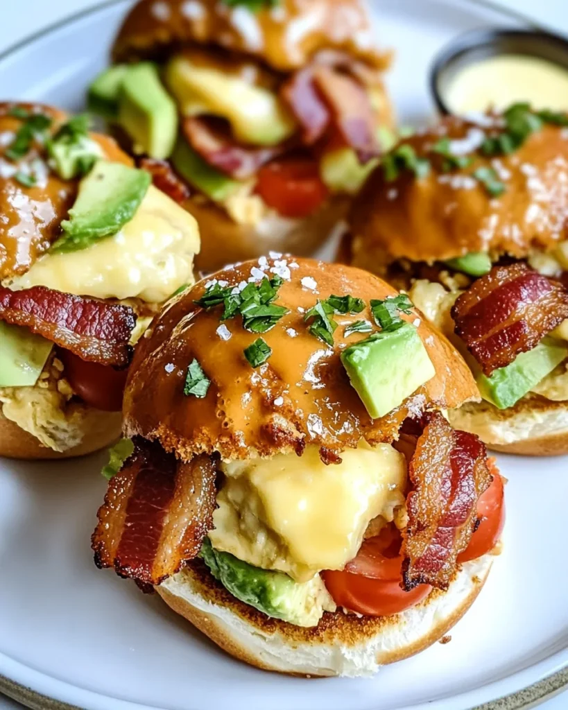 Honey Mustard BLT Chicken Sliders