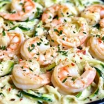 Keto Low-Carb Shrimp Alfredo
