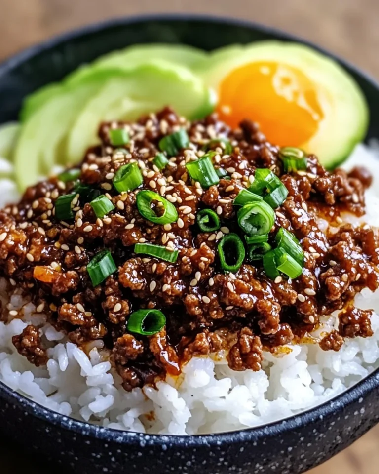 Korean Ground Beef Rice Bowls