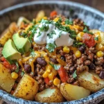 Loaded Southwest Potato Bowls
