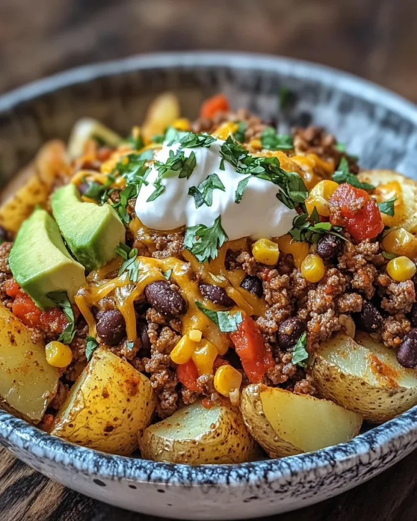 Loaded Southwest Potato Bowls