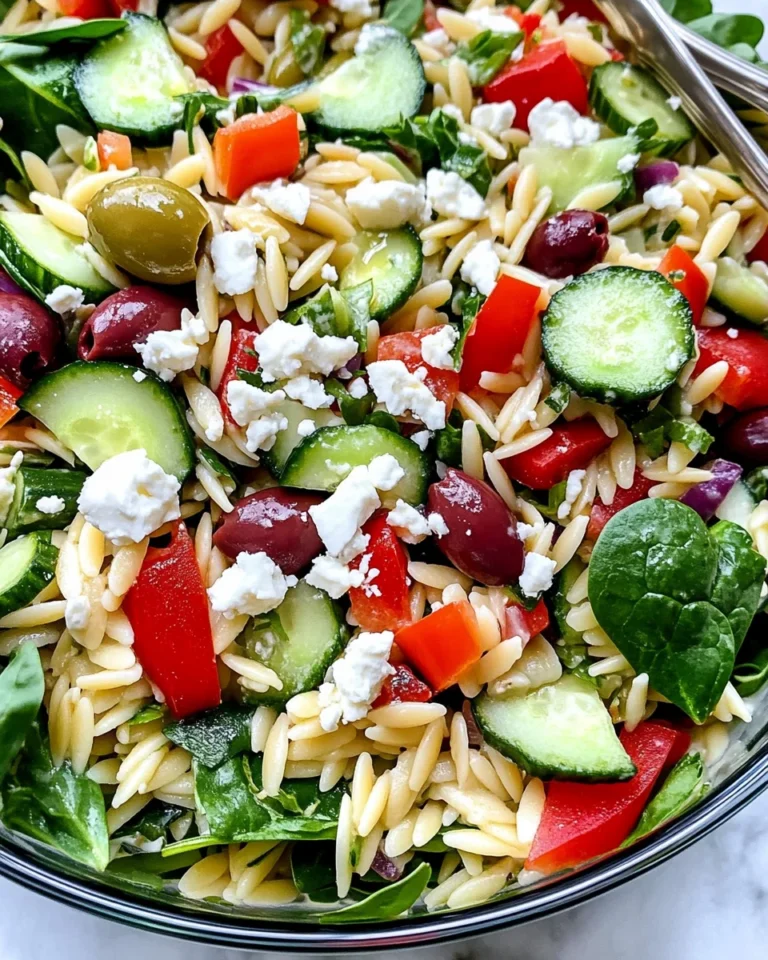 Mediterranean Orzo Salad Recipe