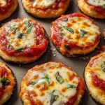 Mini High Protein Cottage Cheese Pizzas (Gluten Free, Low Carb)