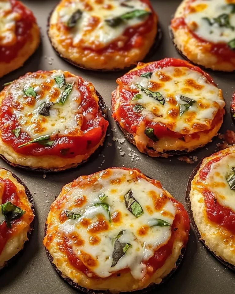 Mini High Protein Cottage Cheese Pizzas (Gluten Free, Low Carb)