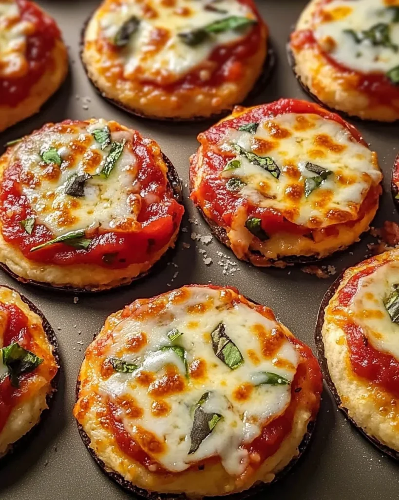 Mini High Protein Cottage Cheese Pizzas (Gluten Free, Low Carb)