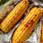Oven-Roasted Corn in Foil with Garlic Butter