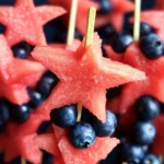 Patriotic Fruit Kabobs
