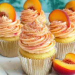 Peach Bellini Cupcakes
