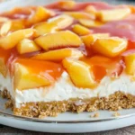 Peach Pretzel Salad