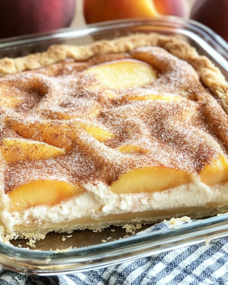 Peaches and Cream Pie