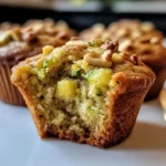 Pineapple Walnut Zucchini Muffins
