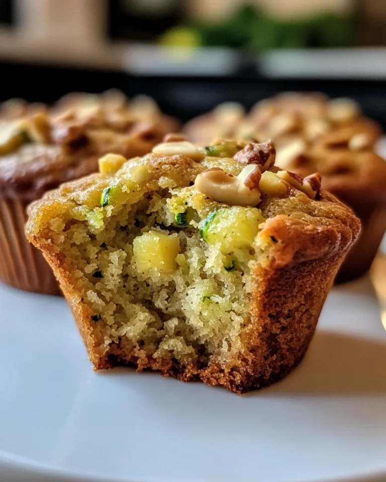 Pineapple Walnut Zucchini Muffins
