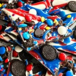 Red White and Blue Bark