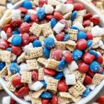 Red, White, and Blue Muddy Buddies