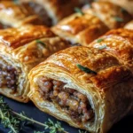 Sausage Rolls with Hot Honey and Thyme