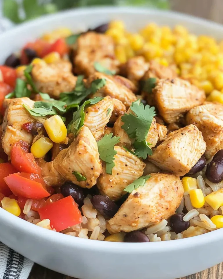 Southwest Chicken and Rice Bowls