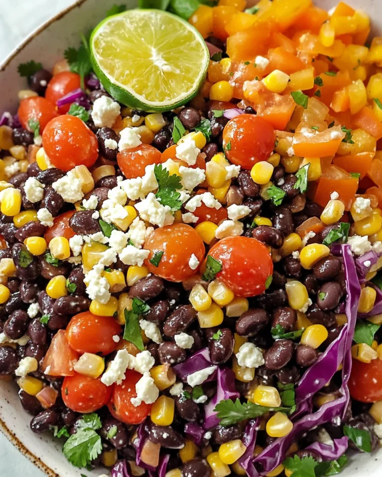 Southwest Dense Bean Salad