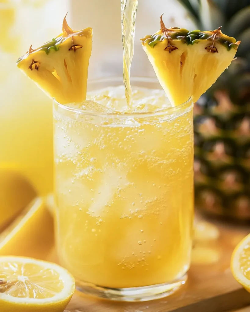 Sparkling Pineapple Lemonade