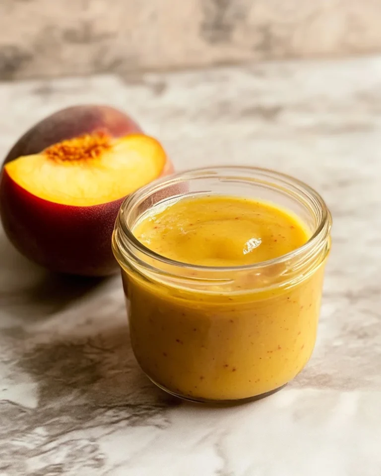 Sweet Peach Salad Dressing