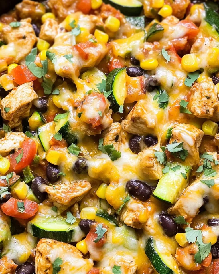 Tex Mex Chicken and Zucchini Recipe