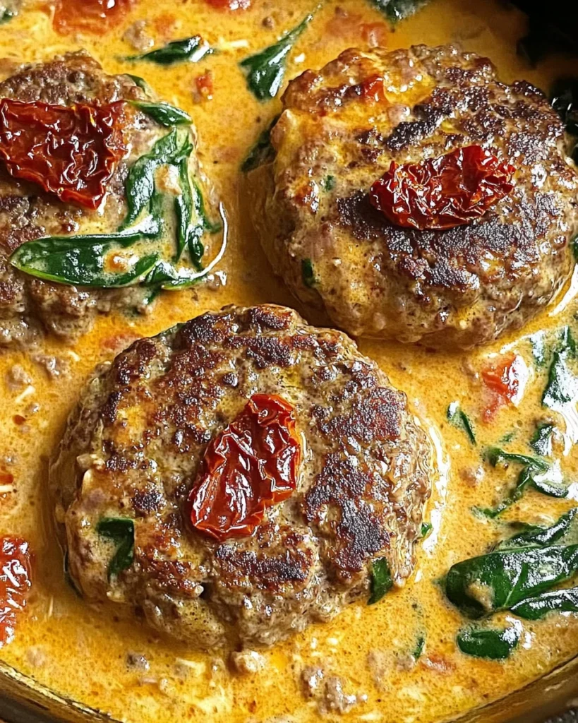 Tuscan Hamburger Steaks