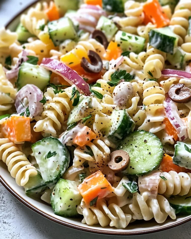 Tzatziki Pasta Salad